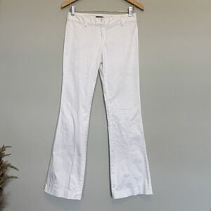 Jacob Women's Size 5/6 Wide Leg Pant White Trouser Business Chic Feminine